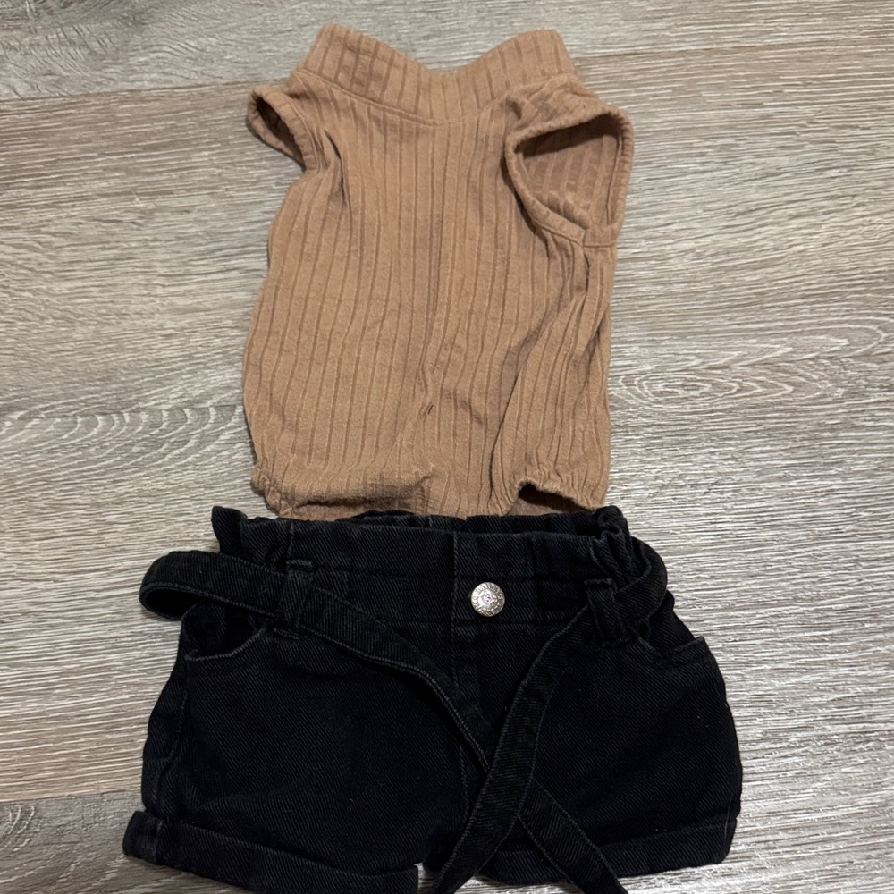 Stylish Baby Brown and Black Bottoms